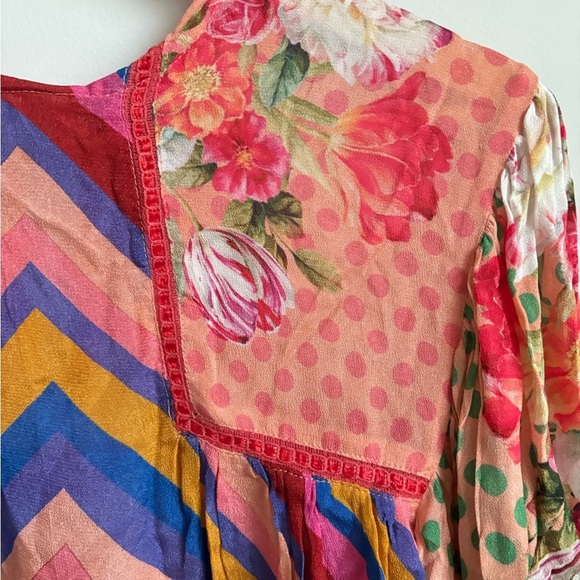 Anthropologie Bl-nk‎  London Peasant Blouse XS - Picture 5 of 9